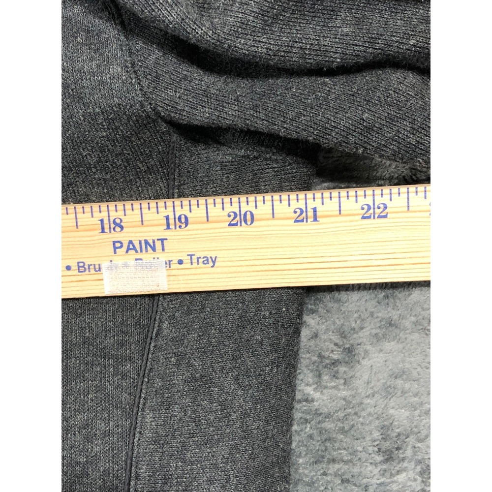 INC International Concepts Mens Full Zip Faux Fur Lined Sweater Jacket Grey M - Picture 4 of 7